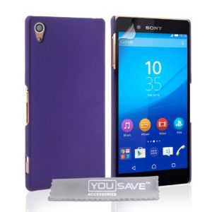 YouSave Accessories Θήκη για Sony Xperia Z3+ (Plus) by YouSave Hybrid μωβ και screen protector (200-100-992)