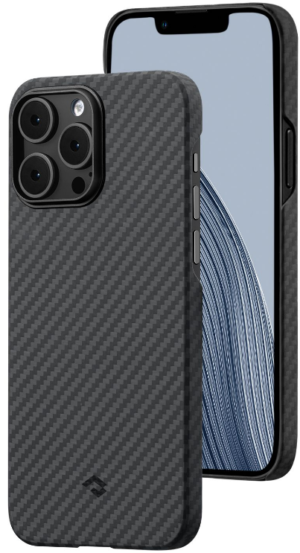 Pitaka Pitaka MagEZ Case 3 - MagSafe Θήκη Aramid Fiber Body Apple iPhone 14 Pro - 1.05mm - 1500D - Black / Grey / Twill (KI1401P)