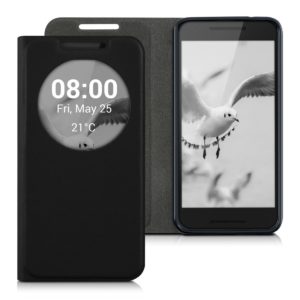 KW Θήκη- πορτοφόλι για LG Nexus 5X by KW μαύρο( 200-101-526)