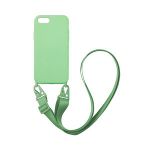 My Colors Θήκη CarryHang Liquid Silicone Strap Apple - My Colors - Ανοιχτό Πράσινο - iphone 7, iphone 8, iPhone SE 2020, iPhone SE 2022