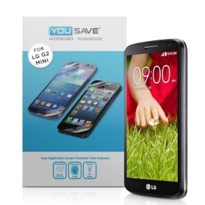YouSave Accessories Μεμβράνη Προστασίας Οθόνης LG G2 mini by Yousave - 3 Τεμάχια