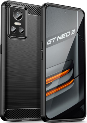 Tech-Protect Tech-Protect Θήκη Σιλικόνης Carbon - Realme GT Neo 3 - Black (9589046921803)