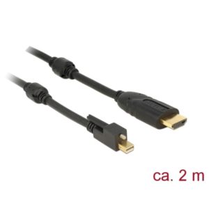 Delock Delock Cable Mini DisplayPort 1.2 > HDMI 4K M/M 2m (83730)