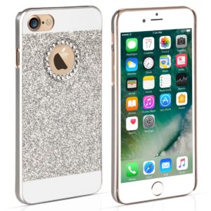 YouSave Accessories Θήκη σιλικόνης για iPhone 7 Diamond Silver by YouSave Accessories και screen protector (200-101-679)