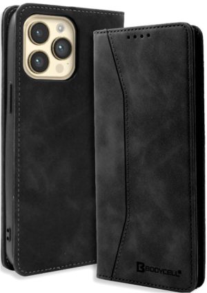 Bodycell Bodycell Book Case Pu Leather For Apple IPhone 14 Plus Black (200-110-109)