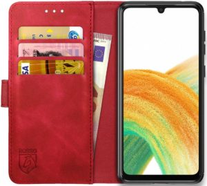 Rosso Rosso Element PU Θήκη Πορτοφόλι Samsung Galaxy A33 5G - Red (8719246344183)