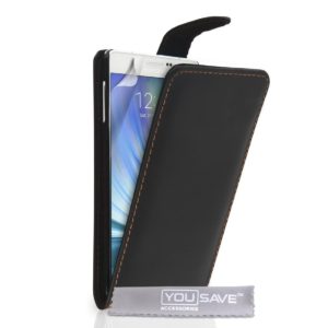 YouSave Accessories Θήκη για Samsung Galaxy A7 by YouSave Accessories μαύρη και δώρο screen protector