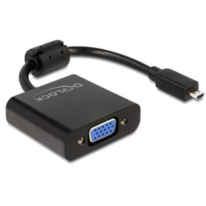 Delock Delock Adapter Micro HDMI D Male > VGA Female (65513)