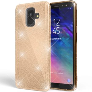 OEM Shining Glitter Case για Samsung Galaxy J4 Plus 2018 Gold - OEM (200-103-931)