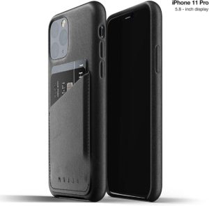 MUJJO MUJJO Full Leather Wallet Case - Δερμάτινη Θήκη-Πορτοφόλι iPhone 11 Pro - Black (MUJJO-CL-002-BK)