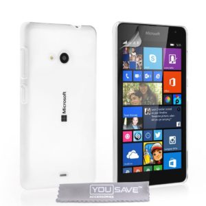 YouSave Accessories Θήκη για Microsoft Lumia 535 by YouSave Accessories διάφανη και screen protector