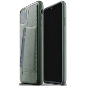 MUJJO MUJJO Full Leather Wallet Case - Δερμάτινη Θήκη-Πορτοφόλι Apple iPhone 11 Pro Max - Slate Green (MUJJO-CL-004-SG)