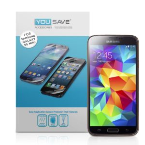 YouSave Accessories Μεμβράνη Προστασίας Οθόνης Samsung Galaxy S5 Mini by Yousave - 3 Τεμάχια