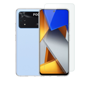 Vivid Vivid Set TPU Case + Tempered Glass Xiaomi Poco M4 Pro 4G Transparent (13019562)