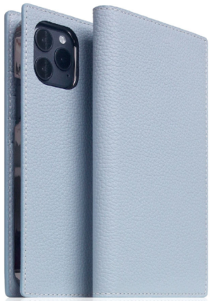 SLG Design SLG Design D8 Full Grain Leather - Δερμάτινη Θήκη Flip Apple iPhone 13 Pro Max - Powder Blue (SD-D8G-DC-IP13PM-PB)