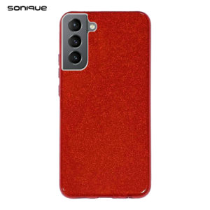 Θήκη Σιλικόνης Sonique Shiny για Samsung - Sonique - Κόκκινο - Samsung Galaxy S22 Plus
