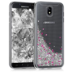 KW Θήκη Samsung Galaxy J7(2017) διάφανη με υγρό glitter by KW (200-102-531)