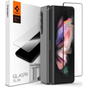 Spigen Spigen GLAS.tR Slim Set Premium Tempered Glass & Hinge Film - Σετ Full Face Αντιχαρακτικό Γυαλί Samsung Galaxy Z Fold3 5G - Black (AGL03732)