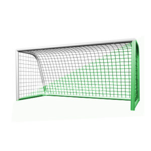 Δίχτυα Κλασικού Τύπου Ποδοσφαίρου Minerva 7.5x2.5m 4.5mm Μάτι Εξάγωνο 4501D White/Green