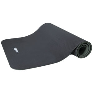 Στρώμα Γυμναστικής Amila Yoga Pilates 173x60x0.8mm Μαύρο/Γκρι 81772