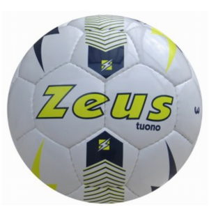 Μπάλα Ποδοσφαίρου Zeus Tuono No 3 White/Yellow Fluo
