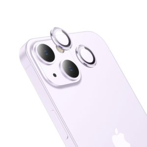 Προστασία Κάμερας Hoco 3D Metal V12 Plus για Apple iPhone 14 / iPhone 14 Plus Μωβ