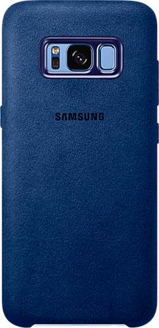 Samsung Alcantara Cover BLUE για το G955 Galaxy S8 Plus (EU Blister) EF-XG955ALE