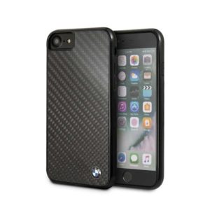 Θήκη BMW Hard Carbon Back για το iPhone SE 2020/8/7 Black (BMHCI8MBC)