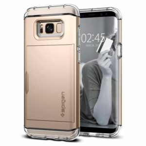 Spigen Case Crystal Wallet για το Galaxy S8 G950 Gold Maple 565CS21087