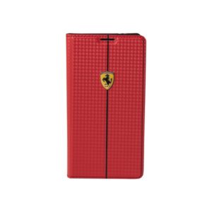 Ferrari Formula 1 Folio Case Red για το Samsung G900 Galaxy S5 FEFOCBBS5RE Case with Battery Cover