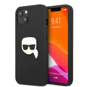 Karl Lagerfeld θήκη PU Leather Karl Head Case για το iPhone 13 mini Black
