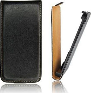 ForCell Slim Flip Case μαύρη θήκη για το Samsung G850 Galaxy Alpha