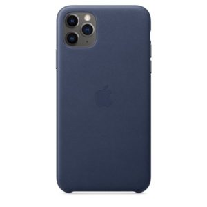 Θήκη Apple Leather Case για το iPhone 11 Pro Max - Midnight Blue (MX0G2ZM/A)