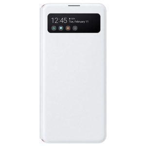 Samsung S View Wallet για το Samsung Galaxy A41 White (EF-EA415PWEGEU)