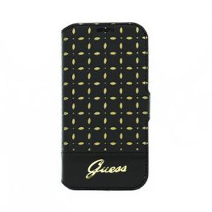 GUFLBKS4MPEB Guess Gianina Book Leather Case Black for Samsung i9195 Galaxy S4mini