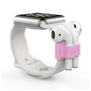 AhaStyle Silicon Apple Watch Band Holder PT47 για τα Apple EarPods - Ροζ