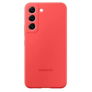 Θήκη Samsung Silicone Cover για το Samsung Galaxy S22 + (Plus) - Coral (EF-PS906TPE)