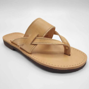 Verya Thick Leather Overfoot Slide