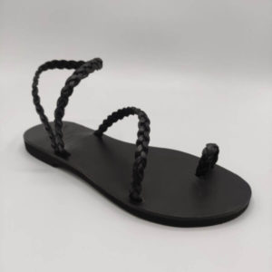 Loop Eleftheria Plexi Leather Sandal