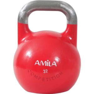 Kettlebell Aγωνιστικό 32kg Κόκκινο Amila 84587