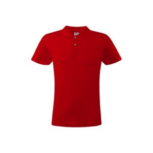 Γυναικείο κοντομάνικο πικέ μπλουζάκι T-shirt κόκκινο
