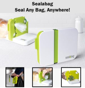 Ευέλικτη Συσκευή Σφραγίσματος Σακούλας Sealabag Seal Any Bag Anywhere