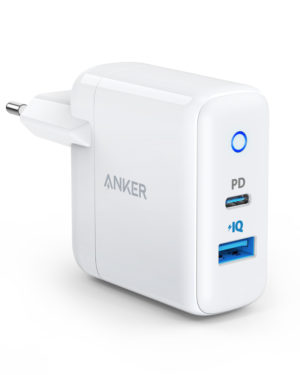 ANKER POWERPORT II PD, WALL CHARGER, 2-PORT, WHITE