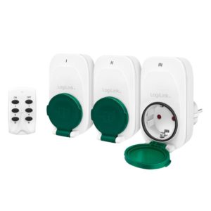 Outdoor Smart Socket Set with Remote Control Logilink EC0008 3 pack (030762)