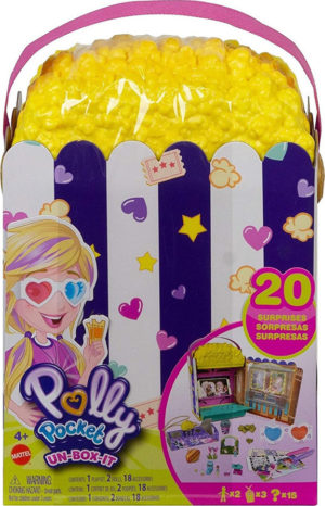 Mattel Polly Pocket: Un-Box-It Playset - Popcorn Shape Box (GVC96)
