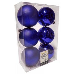 Πλαστική Μπάλα 8 cm Μπλε (σετ 6 τεμάχια) (04.ΤΒ-8006/ΒL)