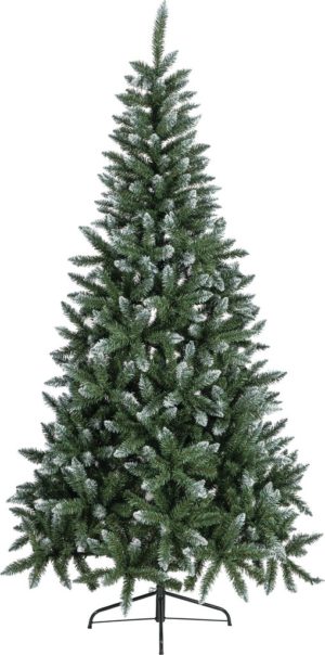 Χιονισμένο Χριστουγεννιάτικο Δέντρο Alpine Με Κουκουνάρια 240cm (23564)