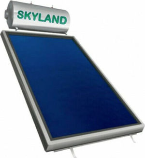 Cosmosolar Skyland GL Ηλιακός Θερμοσίφωνας 150 lt Glass Διπλής Ενέργειας με 2.3 τ.μ. Συλλέκτη