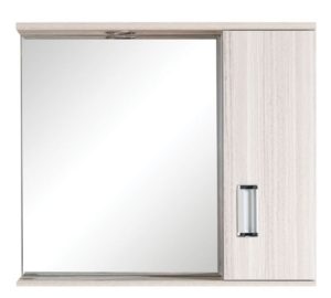 Gloria Fino Ερμάριο PVC 62x55x13.5 cm με Καθρέπτη Μπάνιου & Φως [40-0007]