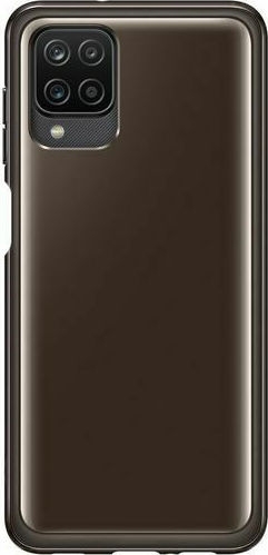 Samsung Official Θήκη Σιλικόνης Soft Clear Cover Samsung Galaxy A12 - Black (EF-QA125TBEGEU) 13016243